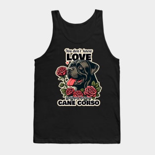 Cane Corso Valentine's day Tank Top